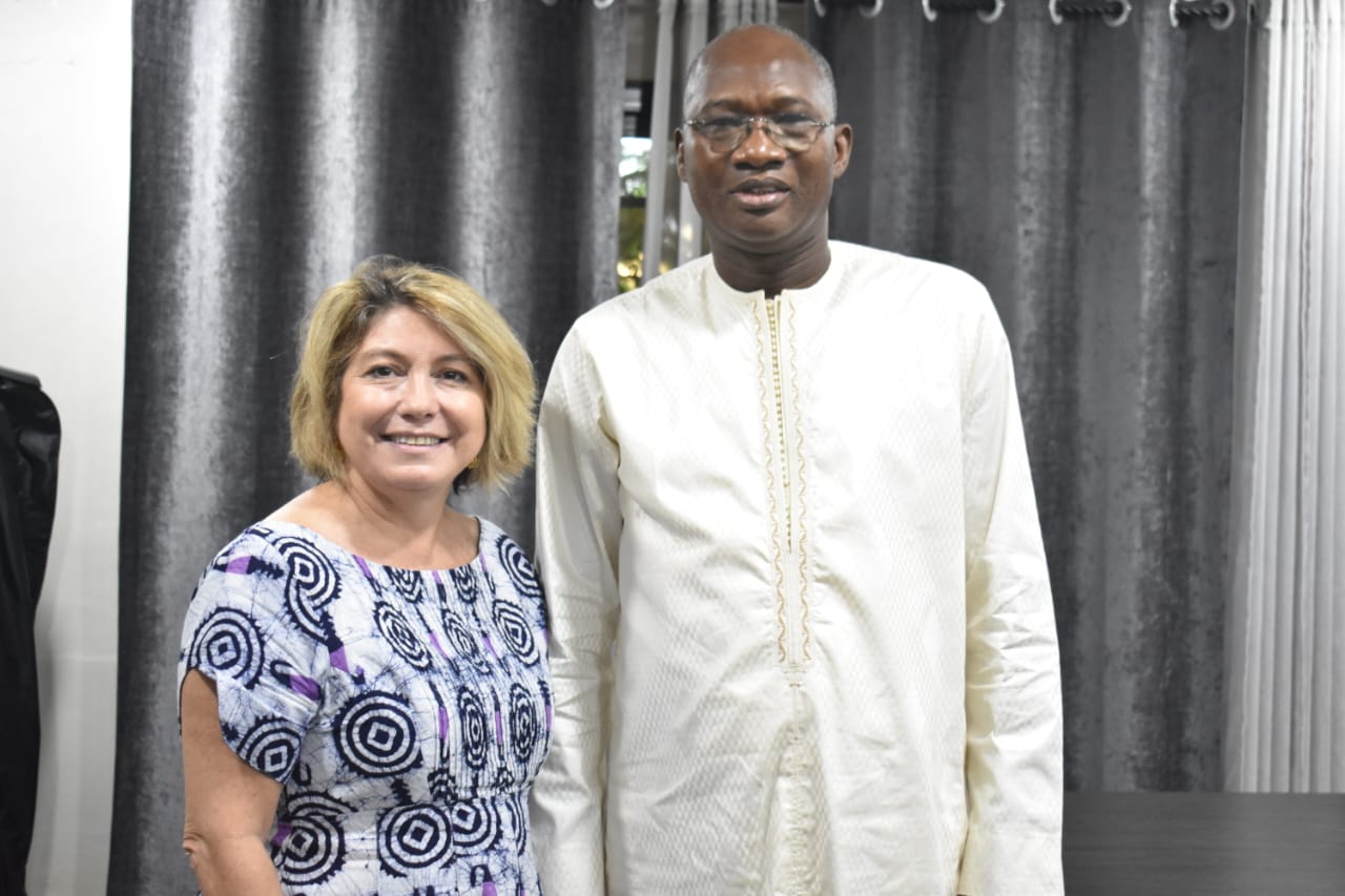 Visite de l’Ambassadrice de France au Sénégal, Madame Christine FAGES, à l’Université Gaston Berger.