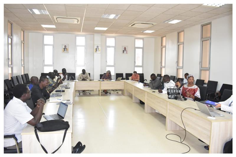 Visite de la vice-rectrice aux partenariats communautaires et internationaux de l’Université de Montréal, Professeure Valérie Amiraux à l’Université Gaston Berger de Saint Louis.